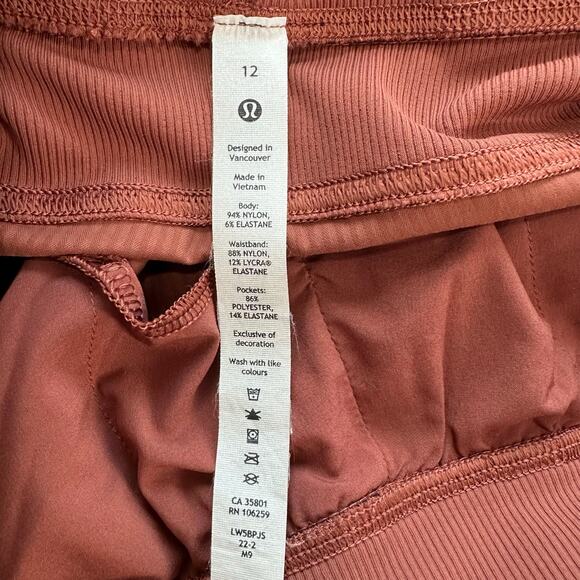 Lululemon Dance Studio Jogger Pant Dark Terracotta Size 12 High Waist Athleisure - Picture 5 of 6